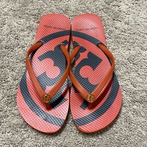 EUC -  Authentic Tory Burch Flip flops (size 8)